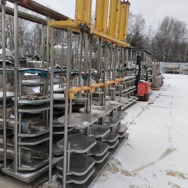 Пресс сырный площадки из чугуна Е8-ОПГ  инв.9570