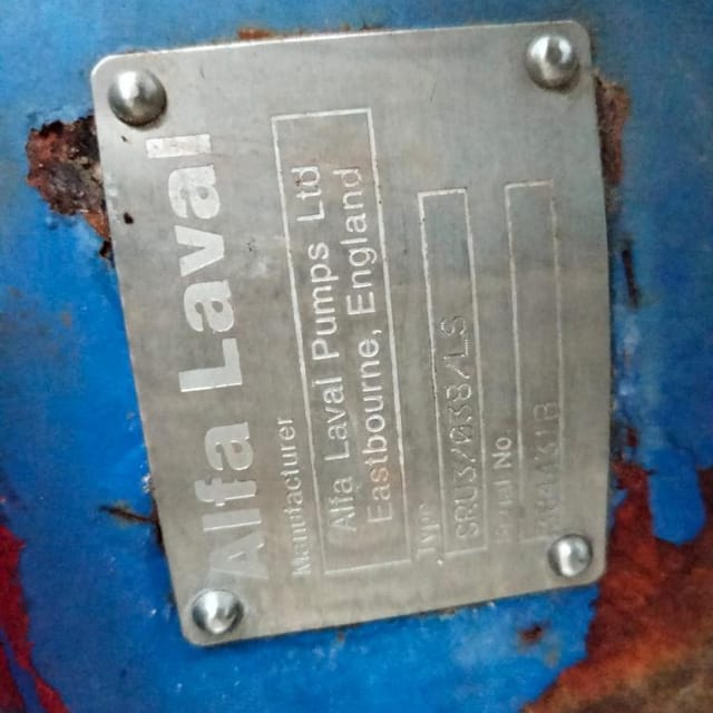 Насос кулачковый Alfa Laval SRU3/038/LS инв.9434