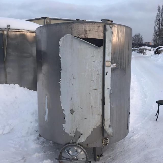 Емкость с рубашкой 2,5куб.м инв.10125