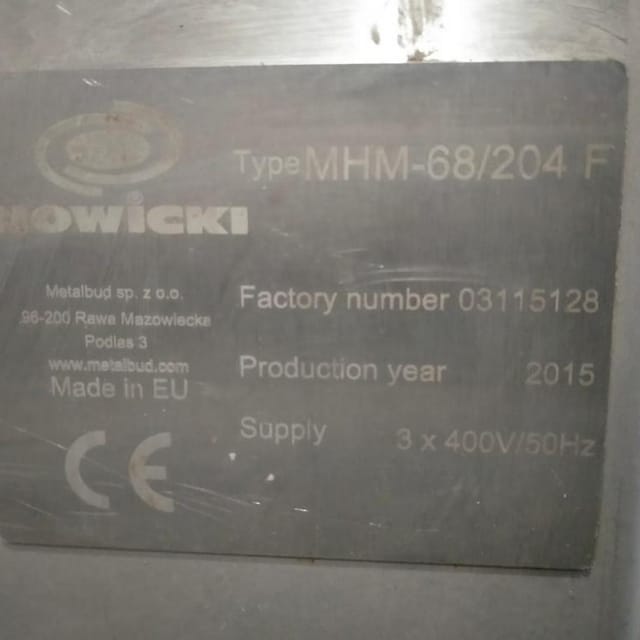 Иньектор NOWICKI MHM-68/204F -272 иглы(68х4) инв.11815