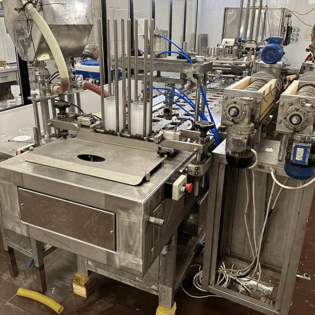 Фасовочный автомат творога в стаканчик 95мм Паст Пак 2Л.