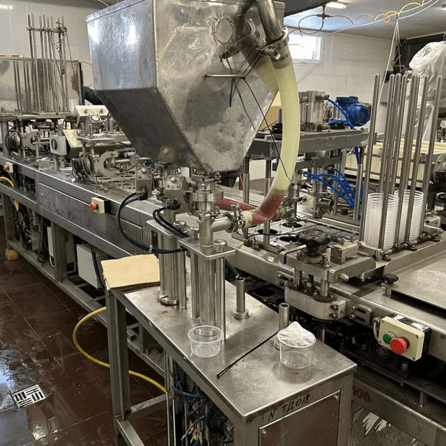 Фасовочный автомат творога в стаканчик 95мм Паст Пак 2Л.