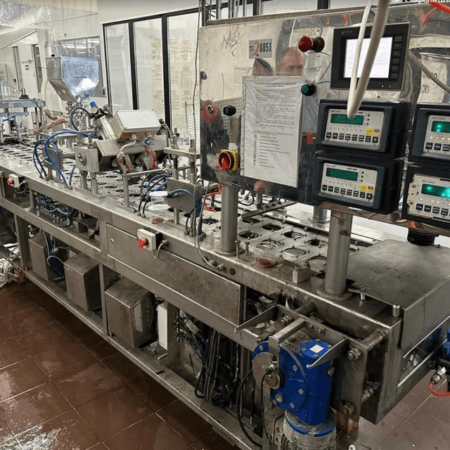 Фасовочный автомат творога в стаканчик 95мм Паст Пак 2Л.