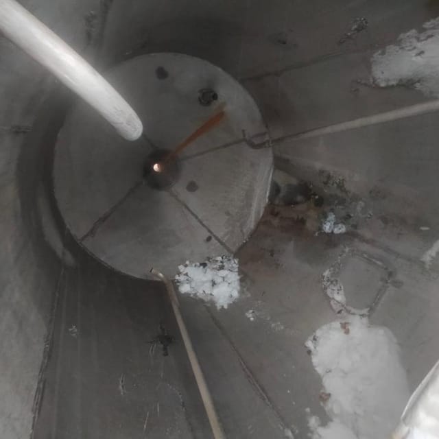 Ёмкость 5м3 одностенка с конусом инв.10142