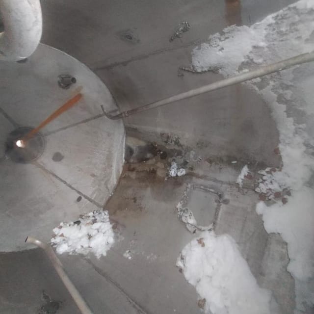 Ёмкость 5м3 одностенка с конусом инв.10142