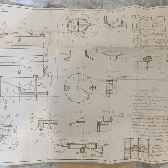 Емкость нержавеющая, объем 14 куб.м.