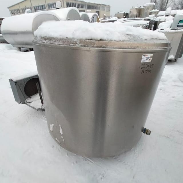 Танк охладитель ALFA LAVAL 1200л инв.10231