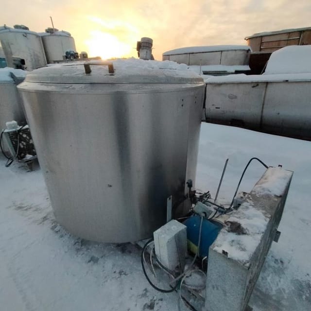 Танк охладитель ALFA LAVAL 1200л инв.10234