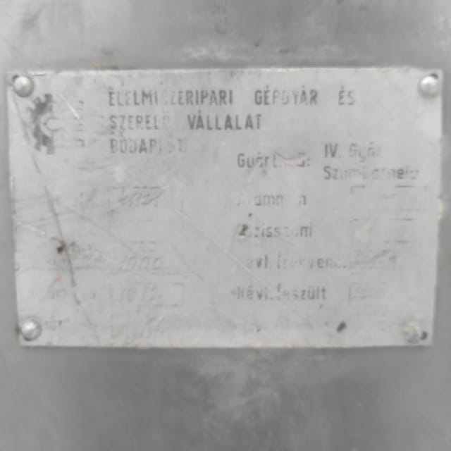 Пресс сырный  туннельный 40 головок инв.11326