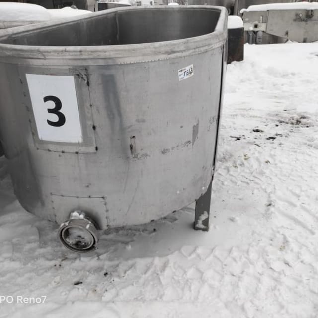 Ванна сырная 2500л инв.11845