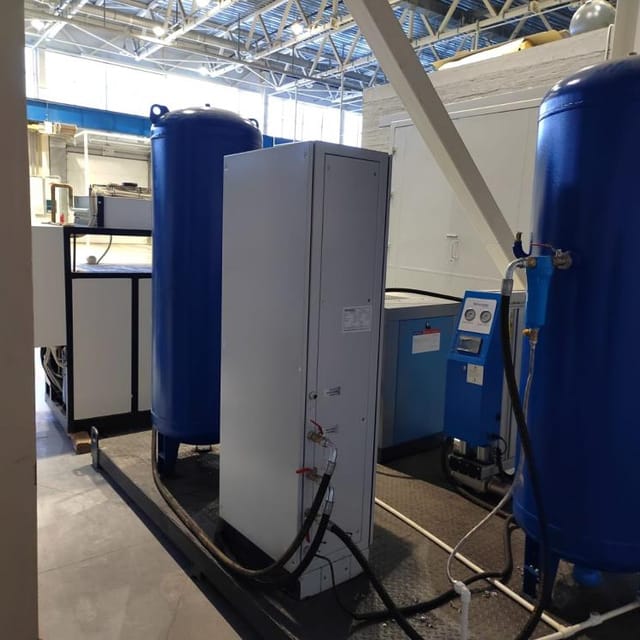 Азотная установка на раме PSN-A99,5-6