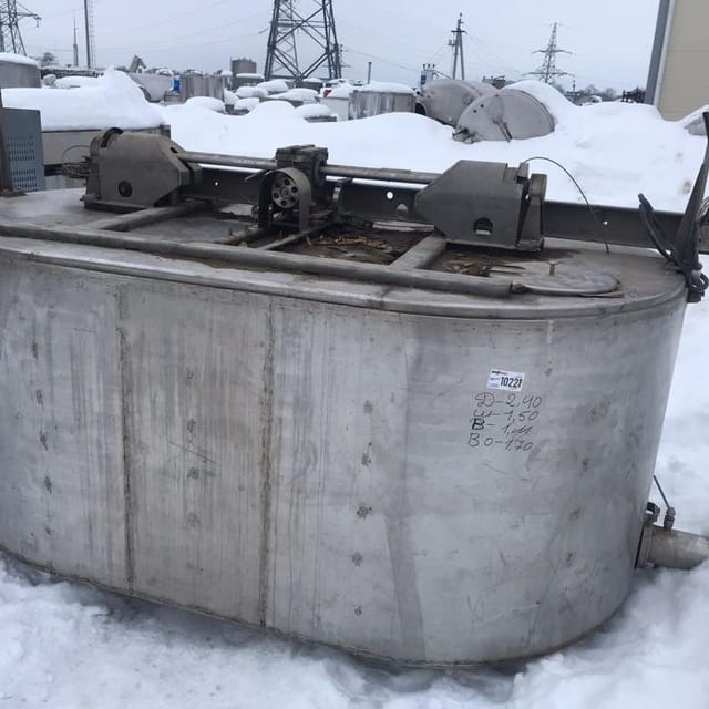 Ванна сырная 3 куб.м инв.10221