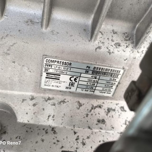 Компрессор atlas copco LF 10 инв.11821