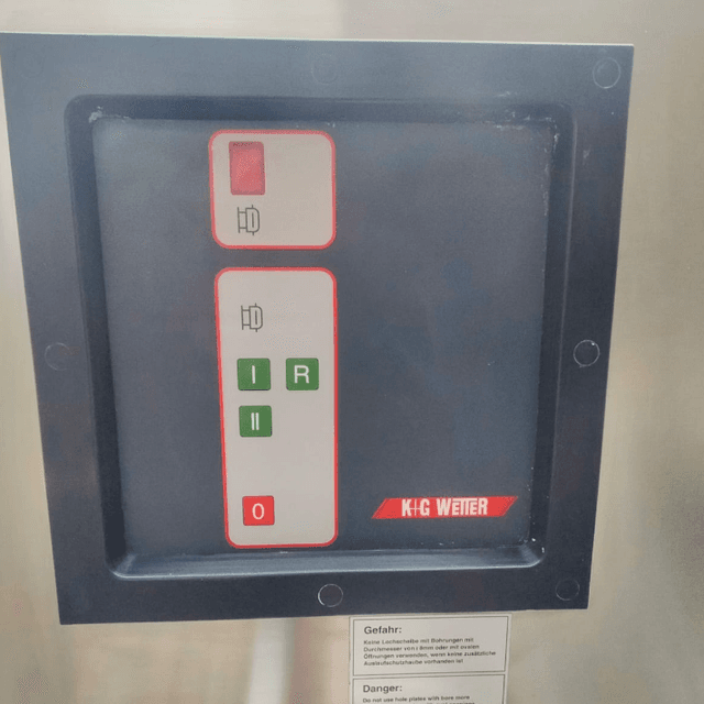 Волчок 160 K+G Wetter инв.11966