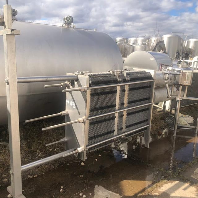 Пластинчатый теплообменик 5т инв.11992