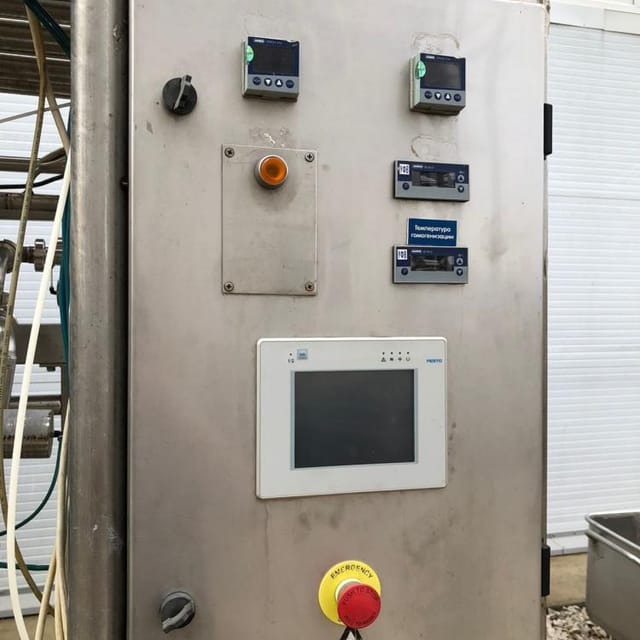 Пастеризационно-охладительная установка NIKOS 5000л-час инв.8554