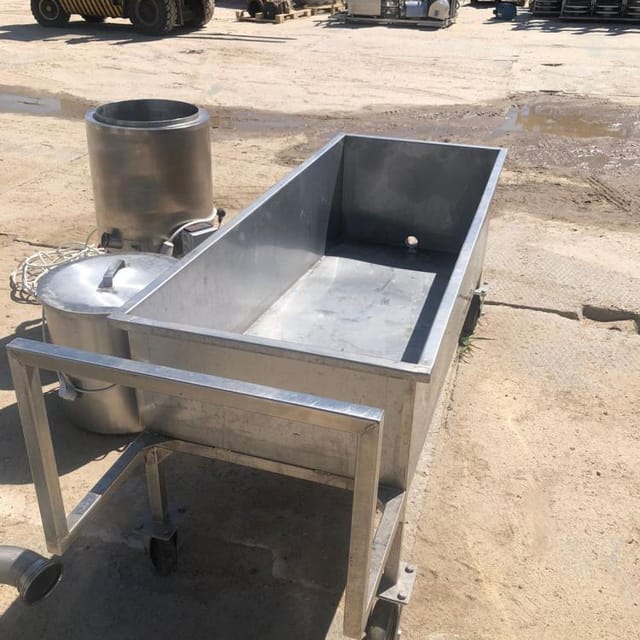 Ванна 300л творожная на колесиках инв.11566