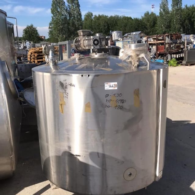 Емкость 1м3 с рубашкой инв.14420