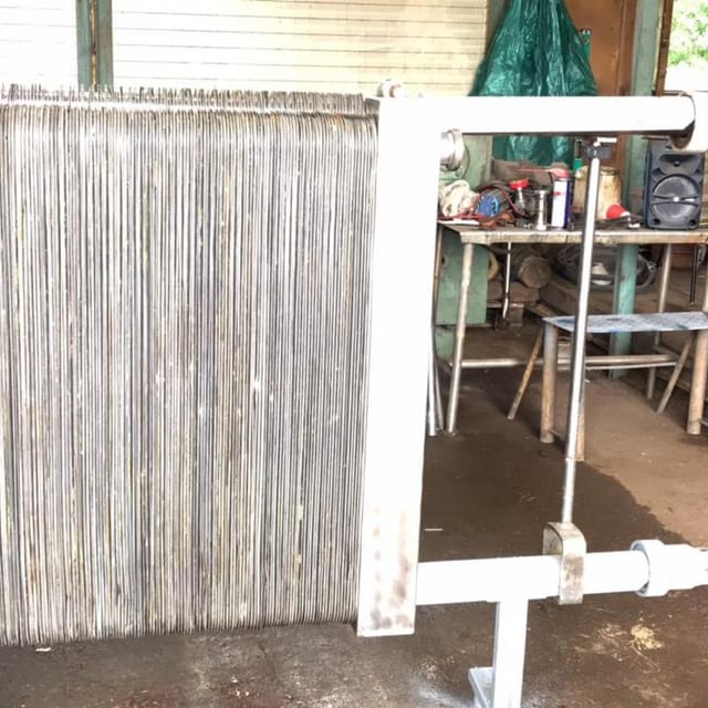 Теплообменник пластинчатый ООЛ-25 клеевой, односекционный инв.11121