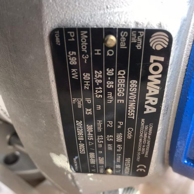 Насос LOVARA новый инв.14441