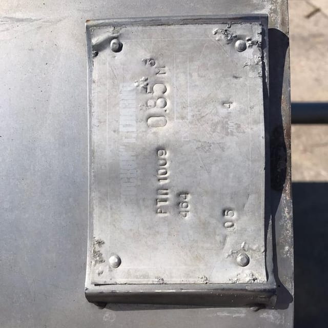 Емкость 850л с рубашкой инв.14490