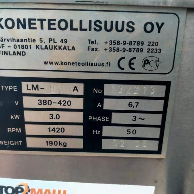 Мешалка волчок Koneteollisuus Oy КТ инв.11934