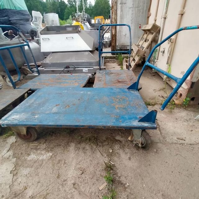 Тележки складские платформенные