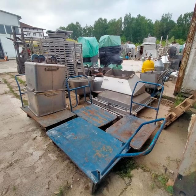 Тележки складские платформенные