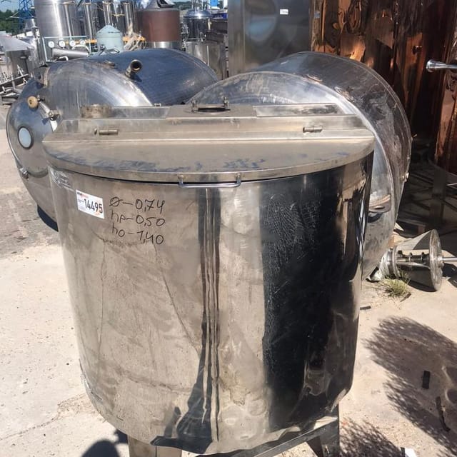 Емкость 200л с усиленной мешалкой инв.14495