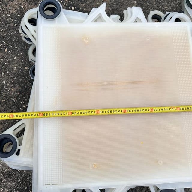 Фильтр-пресс Ш4-ВФП-12.ПС, пластины 60х60 инв.14511