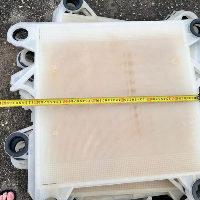 Фильтр-пресс Ш4-ВФП-12.ПС, пластины 60х60 инв.14511