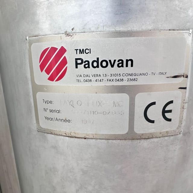 Фильтр-пресс вакуумный барабанный кизельгуровый PADOVAN инв.14512