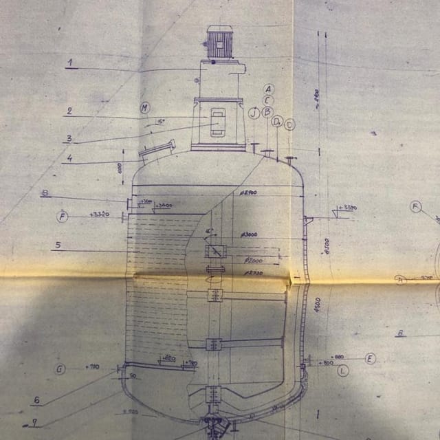 Реактор 25м3 нерж