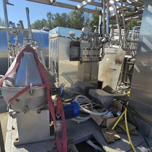 Линия пастеризации молока 2,5т инв.1690