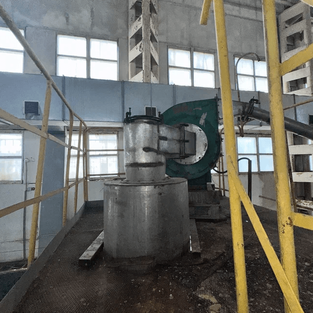 Распылительно-сушильная установка ОРЧ-500 частично разукомплектована.