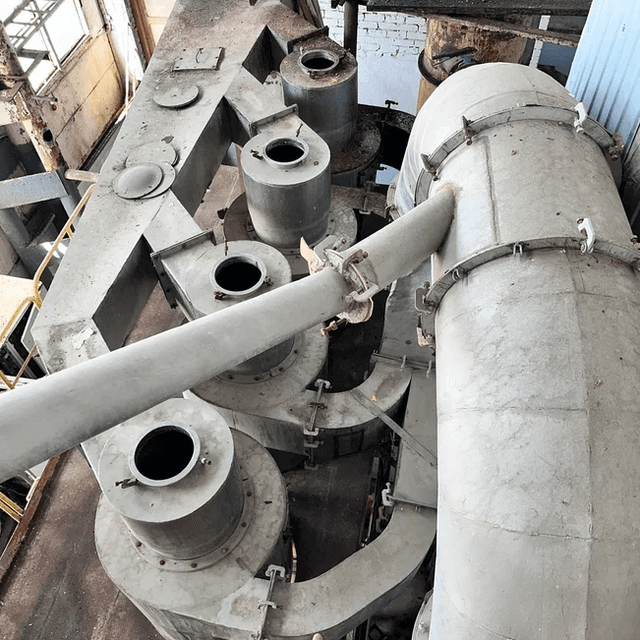 Распылительно-сушильная установка ОРЧ-500 частично разукомплектована.