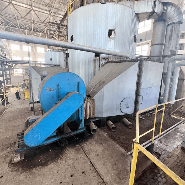 Распылительно-сушильная установка ОРЧ-500 частично разукомплектована.