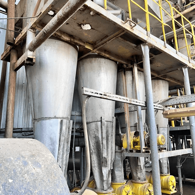 Распылительно-сушильная установка ОРЧ-500 частично разукомплектована.