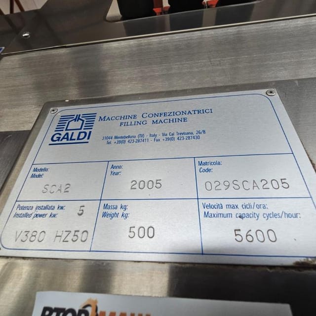 Автомат розлива Galdi RG250 UCS инв.14542