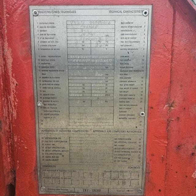 Танк-контейнер 24куб.м инв.11683