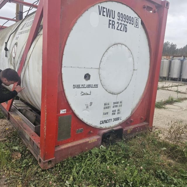 Танк-контейнер 24куб.м инв.11683