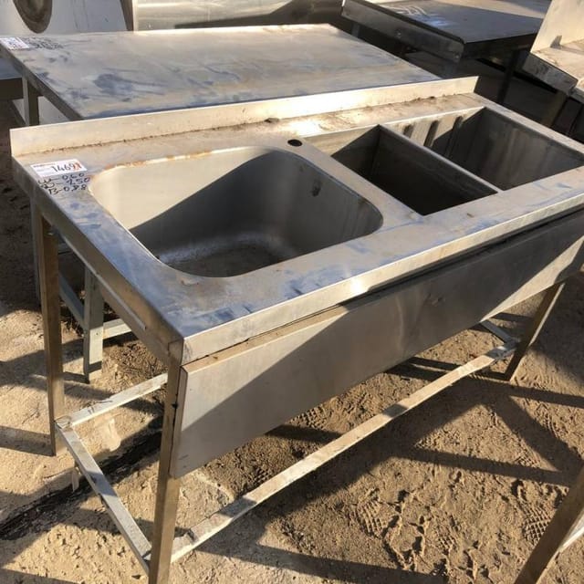 Стол моечный, раковина 3 секции инв.14691