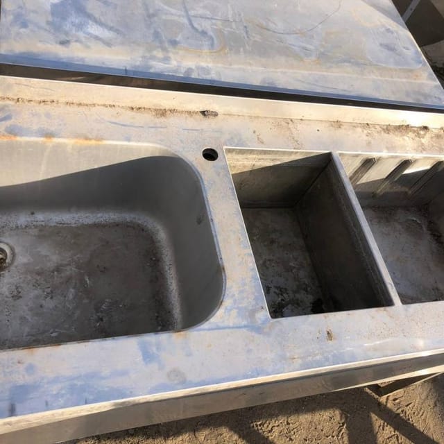 Стол моечный, раковина 3 секции инв.14691