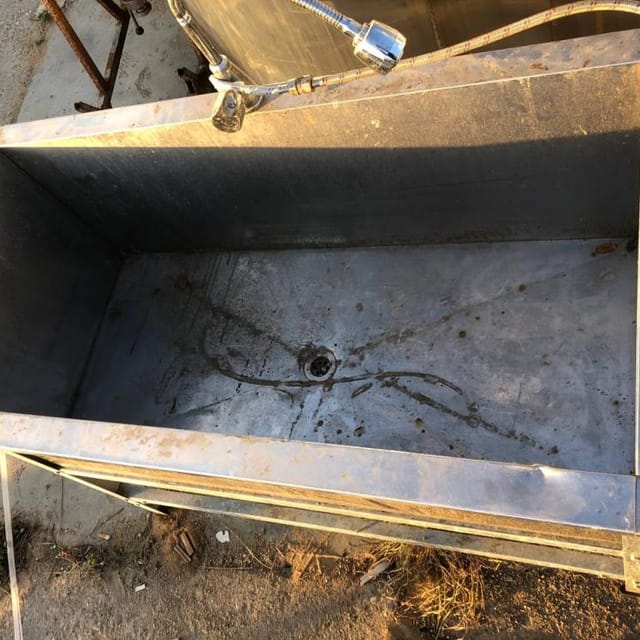 Ванна моечная со смесителем инв.14721