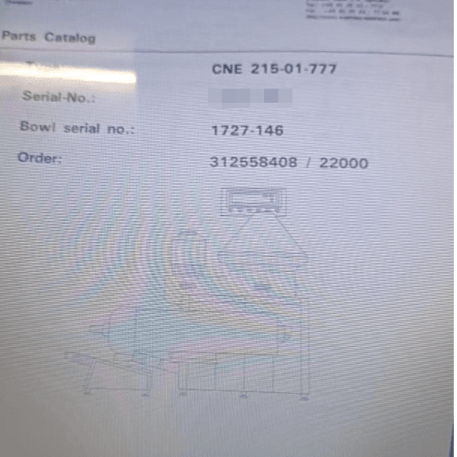 Сепаратор Westfalia CNE-215-01-777 25 000л.час