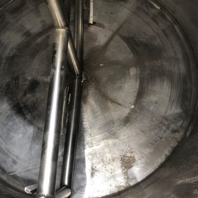 Емкость ОПБ-1000 с рубашкой, ТЭН, мешалка со скребками инв.10567