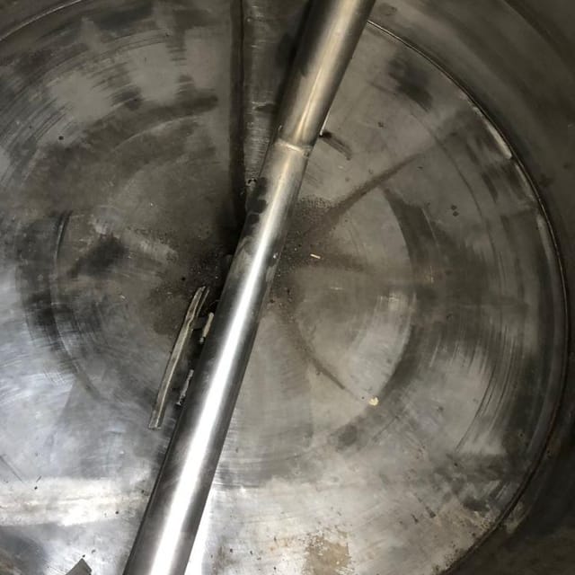 Емкость ОПБ-1000 с рубашкой, ТЭН, мешалка со скребками инв.10567