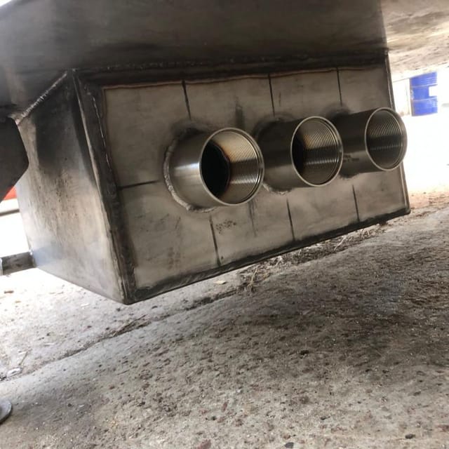 Емкость ОПБ-1000 с рубашкой, ТЭН, мешалка со скребками инв.10567