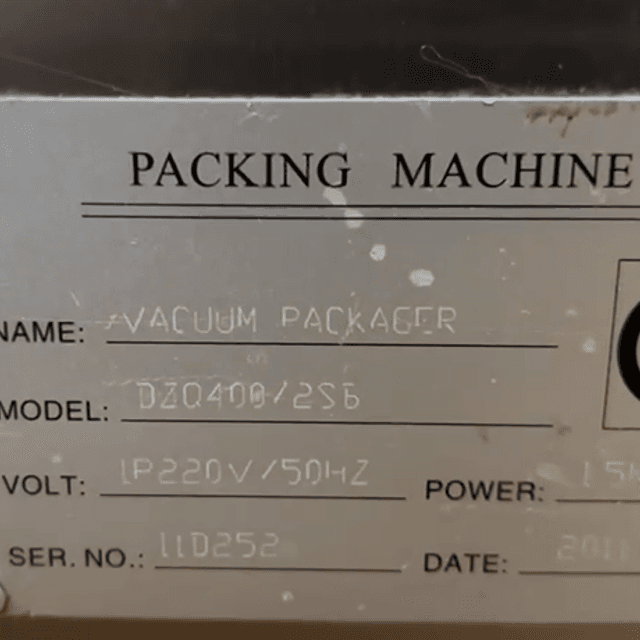 Вакуумный упаковщик с газом HUALIAN DZQ‑400/2SB инв.11661