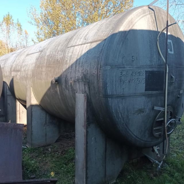Емкость 40м3 горизонтальная нерж